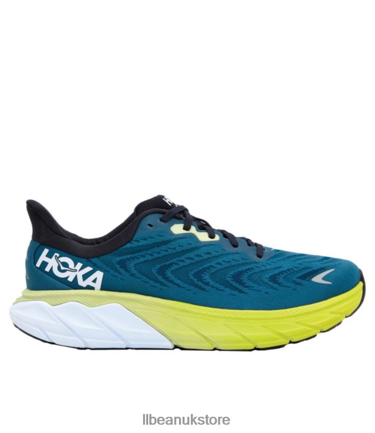 Footwear L.L.Bean HOKA Arahi 6 Running Shoes Blue Graphite/Blue Coral Men 0VRR663806