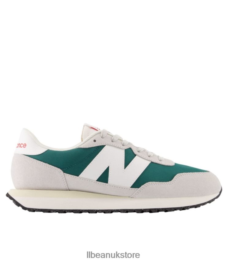 Footwear L.L.Bean New Balance 237 Running Shoes Gray Matter/Vintage Teal/White Men 0VRR666703