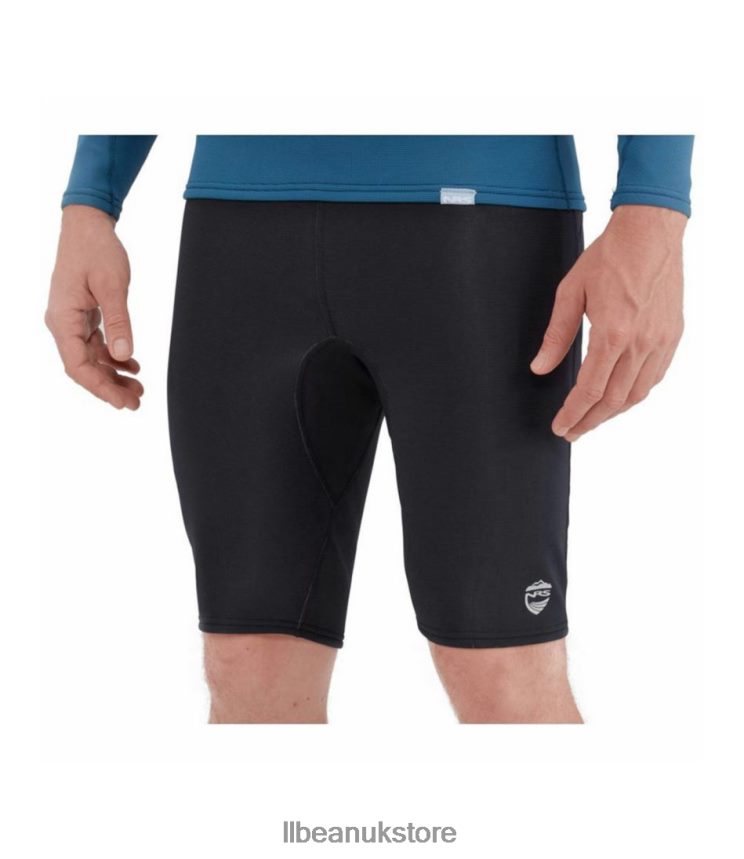 Water Sports L.L.Bean NRS HydroSkin 0.5mm Shorts Black Men 0VRR66598