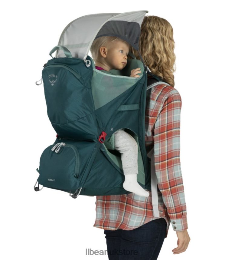 Outdoor Equipment L.L.Bean Osprey Poco LT Child Carrier Pack Deep Teal Unisex 0VRR661369