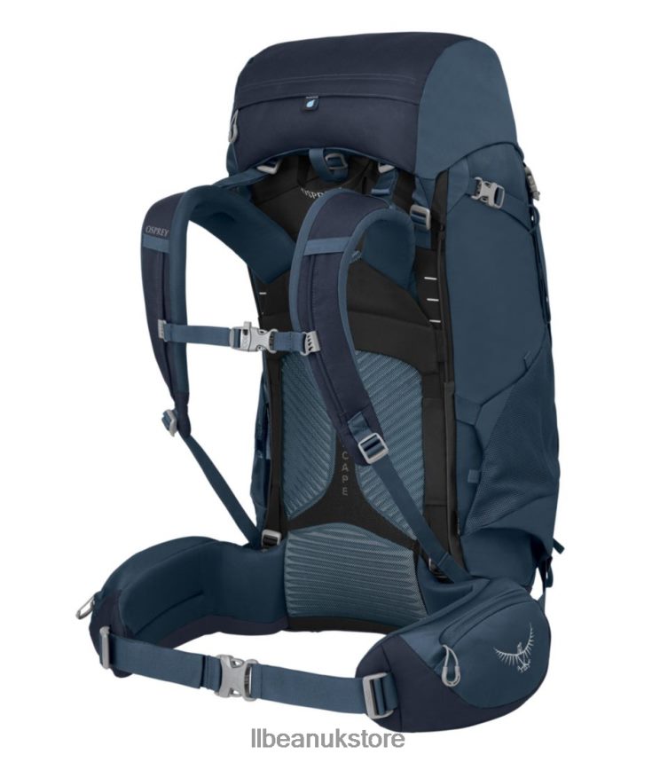 Outdoor Equipment L.L.Bean Osprey Volt 65 Multiday Backpack Muted Space Blue Unisex 0VRR661662