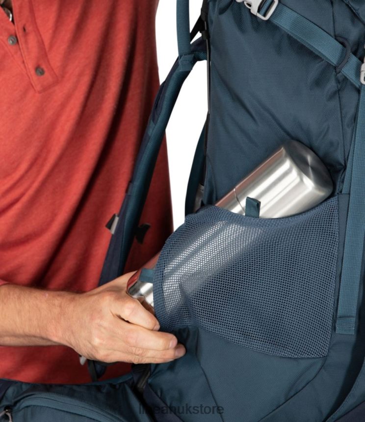 Outdoor Equipment L.L.Bean Osprey Volt 65 Multiday Backpack Muted Space Blue Unisex 0VRR661662
