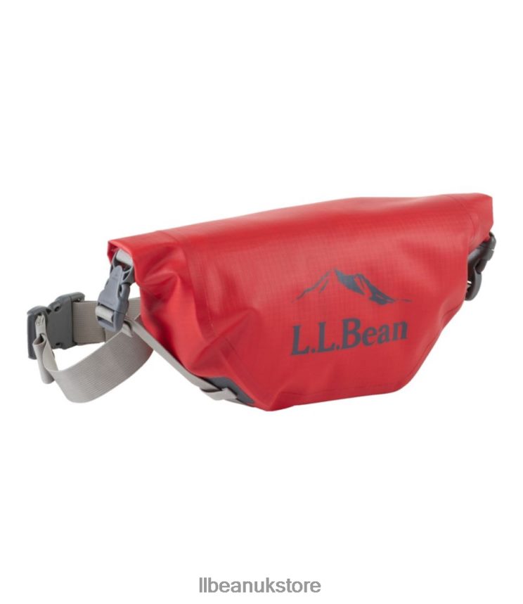 Outdoor Equipment L.L.Bean Adventure Pro Waterproof Hip Pack Lobster Red Unisex 0VRR663975