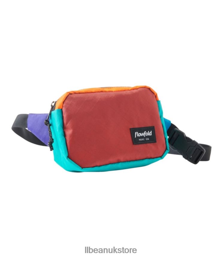 Outdoor Equipment L.L.Bean Flowfold Explorer Fanny Pack Multi Brick Red Multi Unisex 0VRR661595
