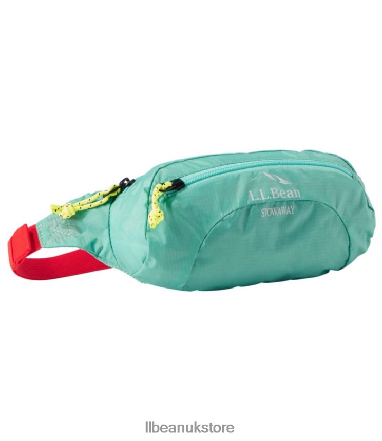 Outdoor Equipment L.L.Bean Stowaway Hip Pack Ocean Teal Unisex 0VRR663856