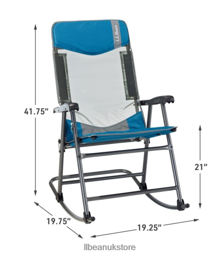 Camping Furniture L.L.Bean Camp Comfort II Rocker Marine Blue Unisex 0VRR661240