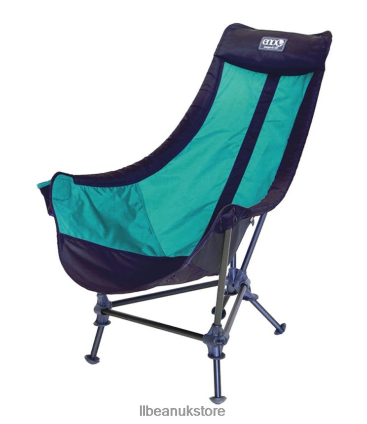 Camping Furniture L.L.Bean ENO Lounger DL Chair Navy/Seafoam Unisex 0VRR664016