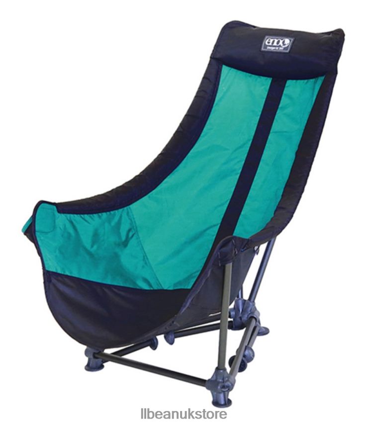 Camping Furniture L.L.Bean ENO Lounger DL Chair Navy/Seafoam Unisex 0VRR664016