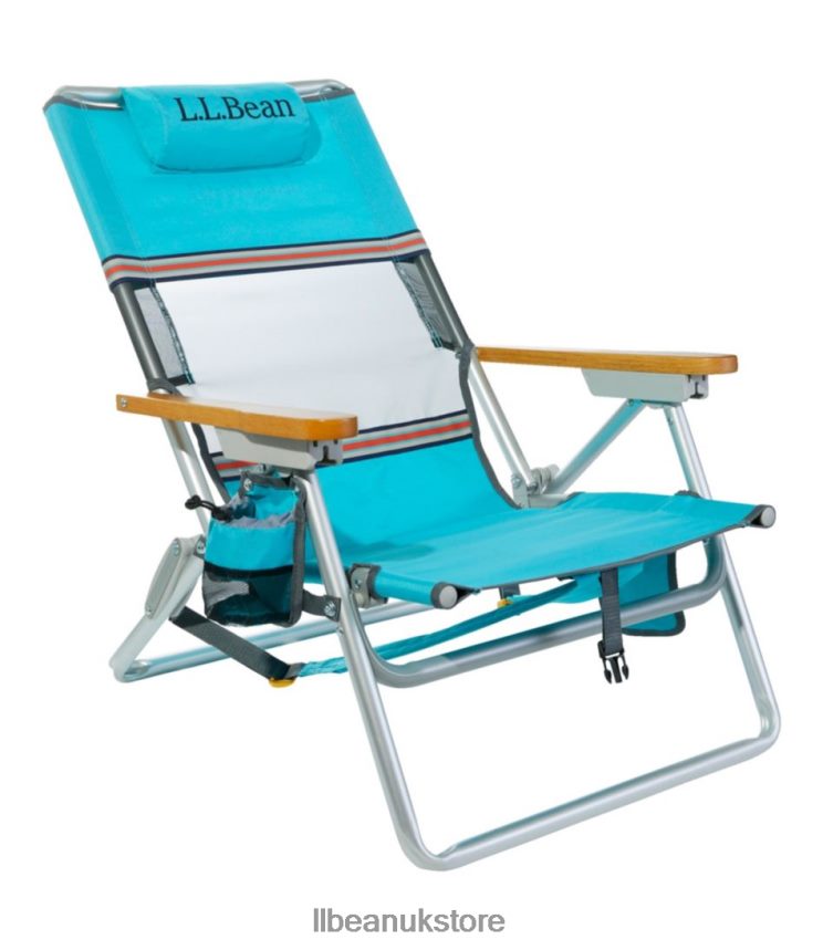 Camping Furniture L.L.Bean Easy Comfort Beach Chair Sea Aqua Unisex 0VRR663943