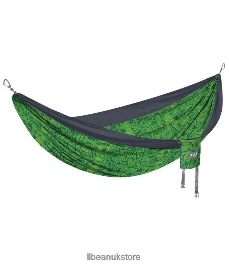 Camping Furniture L.L.Bean ENO DoubleNest Hammock Giveback Outside LNT/Charcoal Unisex 0VRR665327