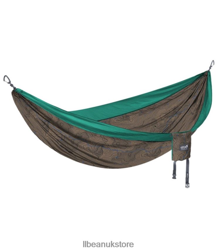 Camping Furniture L.L.Bean ENO DoubleNest Hammock Giveback TOPO ATC/Emerald Unisex 0VRR661724