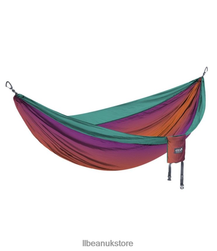 Camping Furniture L.L.Bean ENO DoubleNest Hammock Print Fade/Seaglass Unisex 0VRR664023