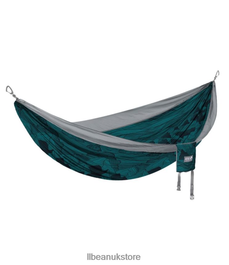 Camping Furniture L.L.Bean ENO DoubleNest Hammock Print Mountains to Sea/Grey Unisex 0VRR666160