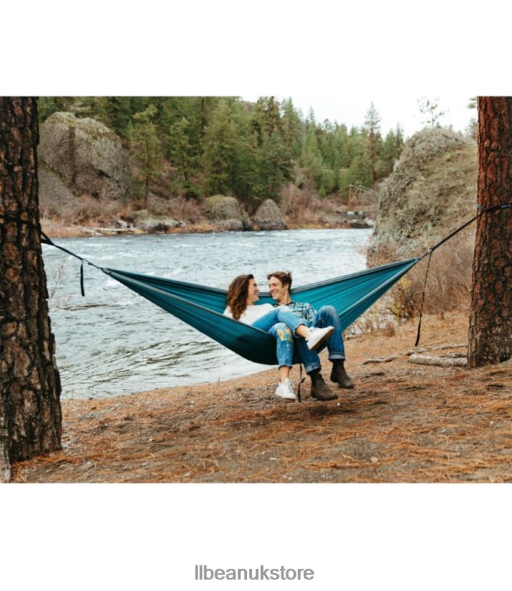 Camping Furniture L.L.Bean ENO DoubleNest Hammock Red/Charcoal Unisex 0VRR665289