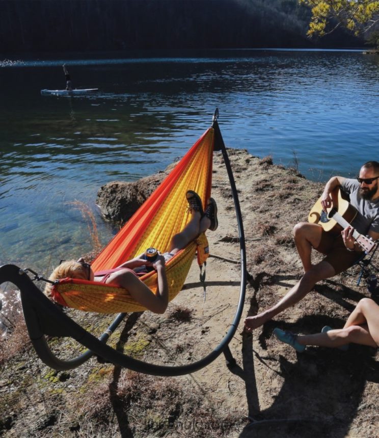 Camping Furniture L.L.Bean ENO SoloPod Hammock Stand Charcoal Unisex 0VRR661470