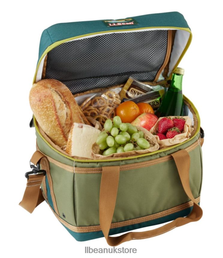 Camping Kitchen L.L.Bean Soft Pack Cooler Picnic Bright Navy/Rustic Orange Unisex 0VRR665269
