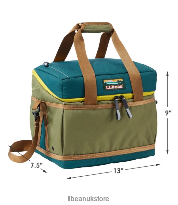 Camping Kitchen L.L.Bean Soft Pack Cooler Picnic Bright Navy/Rustic Orange Unisex 0VRR665269