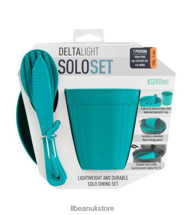 Camping Kitchen L.L.Bean Sea To Summit Delta Light Solo Set Pacific Blue Unisex 0VRR662031