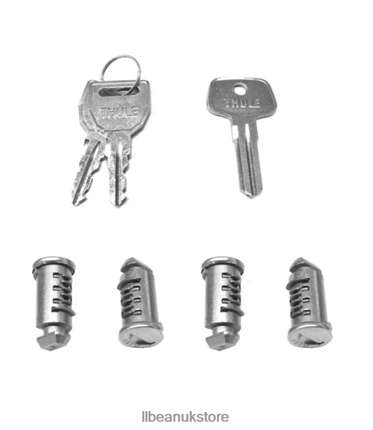 Outdoor Equipment L.L.Bean Thule One-Key System Locks Silver Unisex 0VRR661816