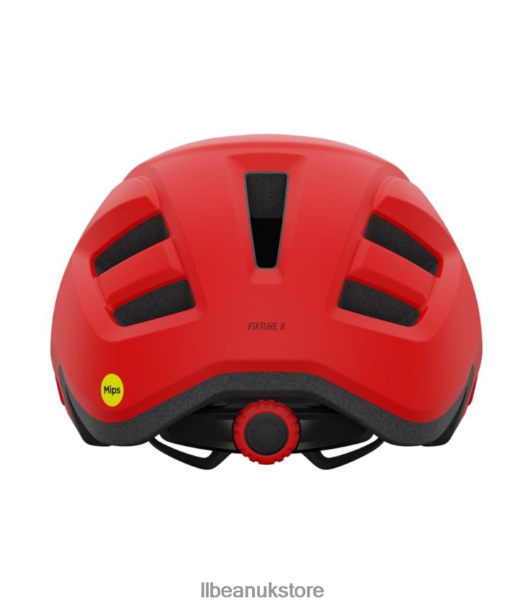 Outdoor Equipment L.L.Bean Giro Fixture II Bike Helmet with MIPS Matte Trim Red Unisex 0VRR661702