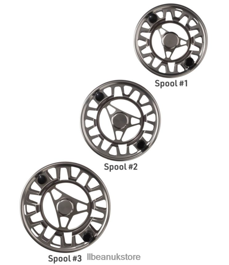 Fishing L.L.Bean Streamlight Ultra II Fly Reel Large Arbor Spools Silver Unisex 0VRR661882