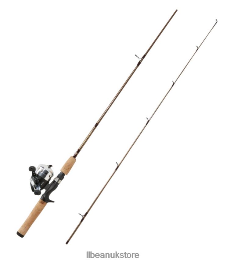Fishing L.L.Bean Quest Spincast Outfit Brown Unisex 0VRR661864