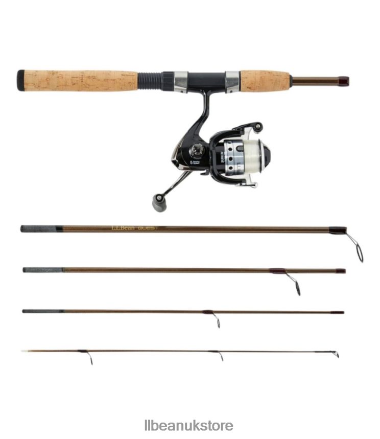 Fishing L.L.Bean Quest Travel Spinning Outfits Multi-Piece Brown Unisex 0VRR661397