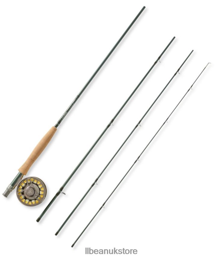 Fishing L.L.Bean Streamlight Ultra II Freshwater Fly Rod Outfit Green Unisex 0VRR661452