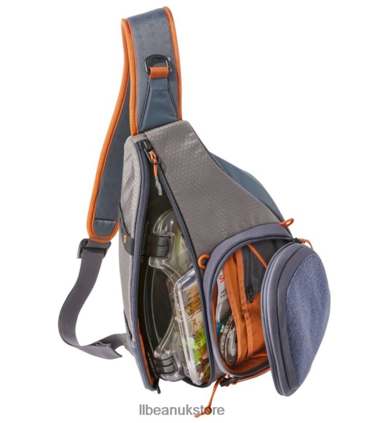 Fishing L.L.Bean Deluxe Sling Pack Asphalt Unisex 0VRR661858