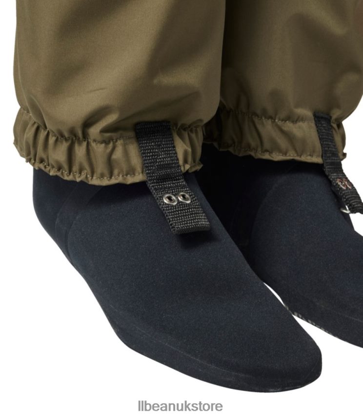 Fishing L.L.Bean Angler Stockingfoot Waders with Super Seam Kelp Green Unisex 0VRR661838