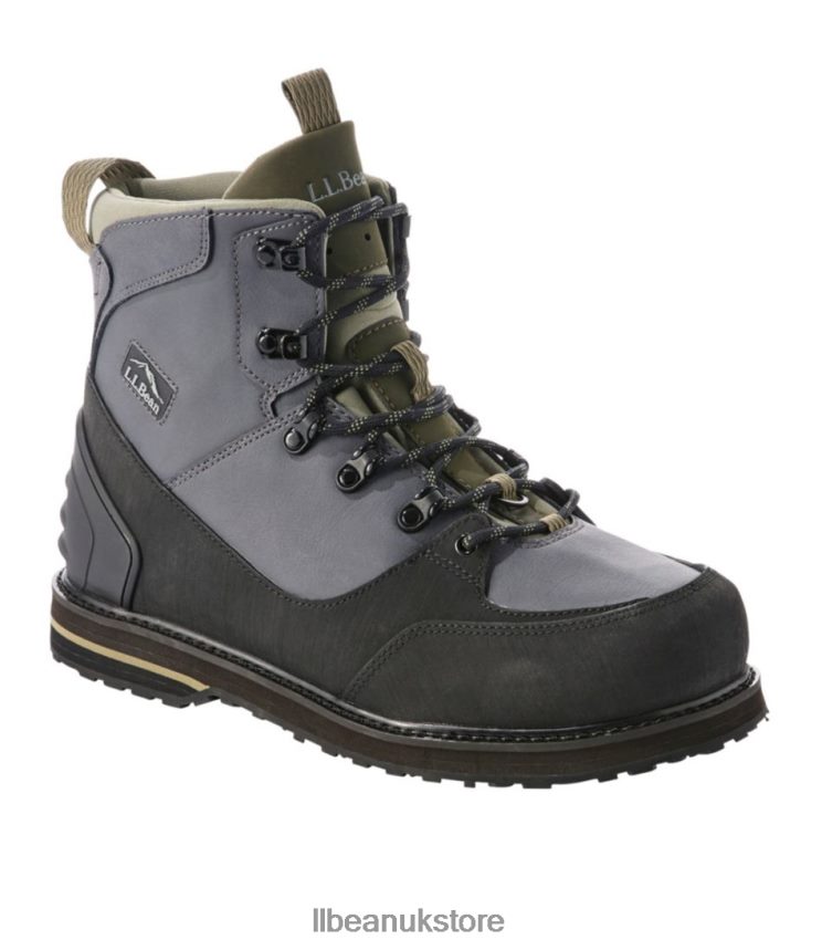 Fishing L.L.Bean Emerger Wading Boots Dark Gray Unisex 0VRR661768