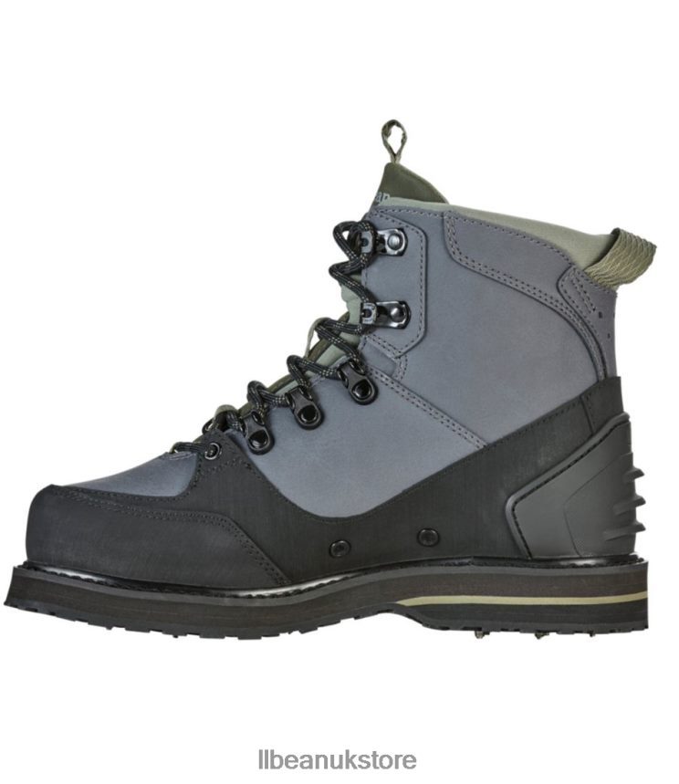 Fishing L.L.Bean Emerger Wading Boots Dark Gray Unisex 0VRR662167