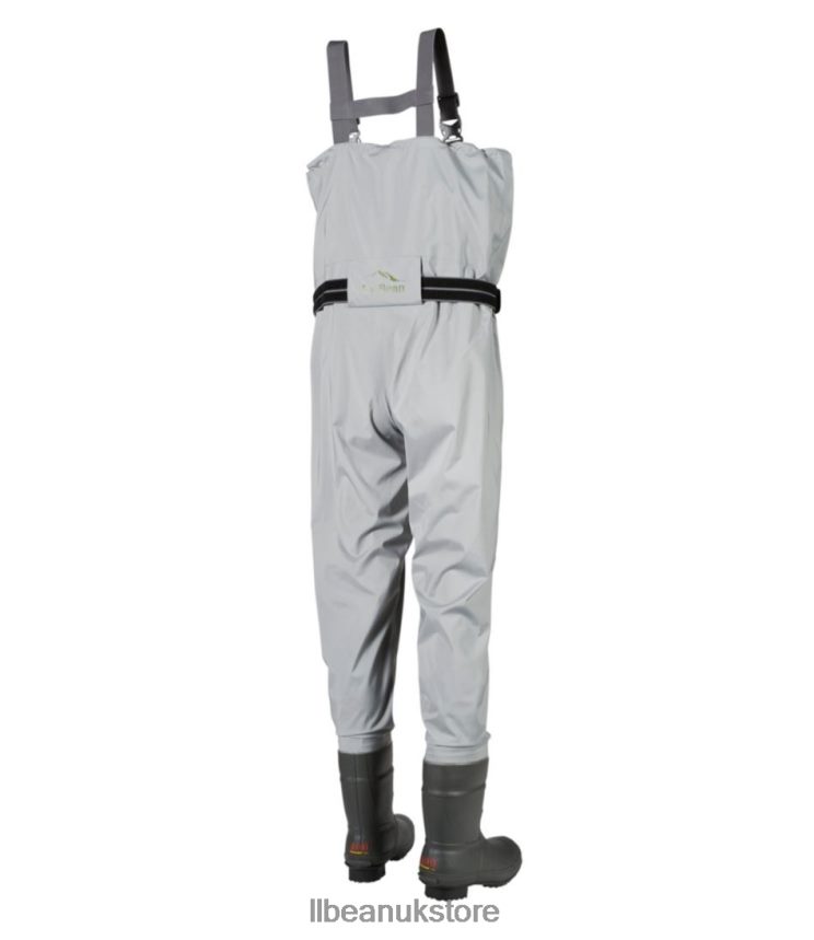 Fishing L.L.Bean x Double L Stretch Boot Foot Waders with Super Seam Graystone Unisex 0VRR661400