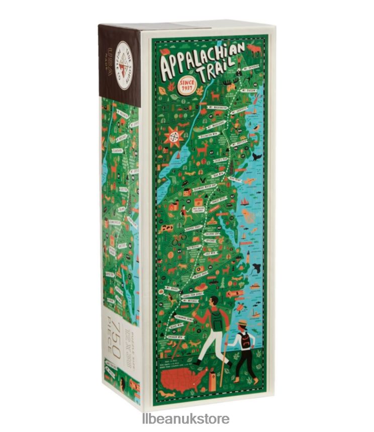 Games & Recreation L.L.Bean Appalachian Trail Puzzle Multi Unisex 0VRR662083