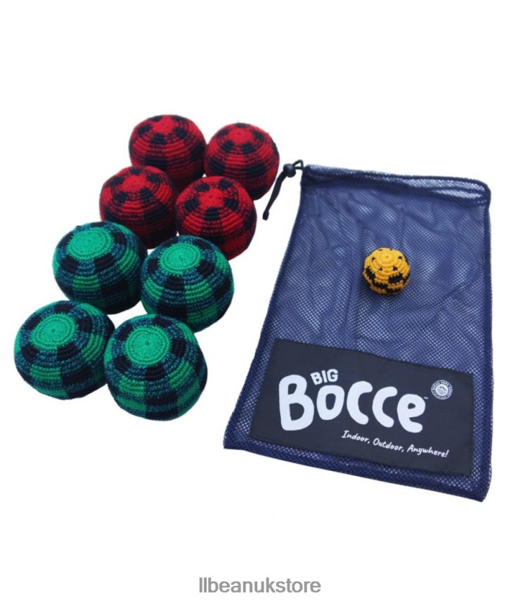 Games & Recreation L.L.Bean Buena Onda Grande Bocce Set Red/Green Multi Unisex 0VRR661897