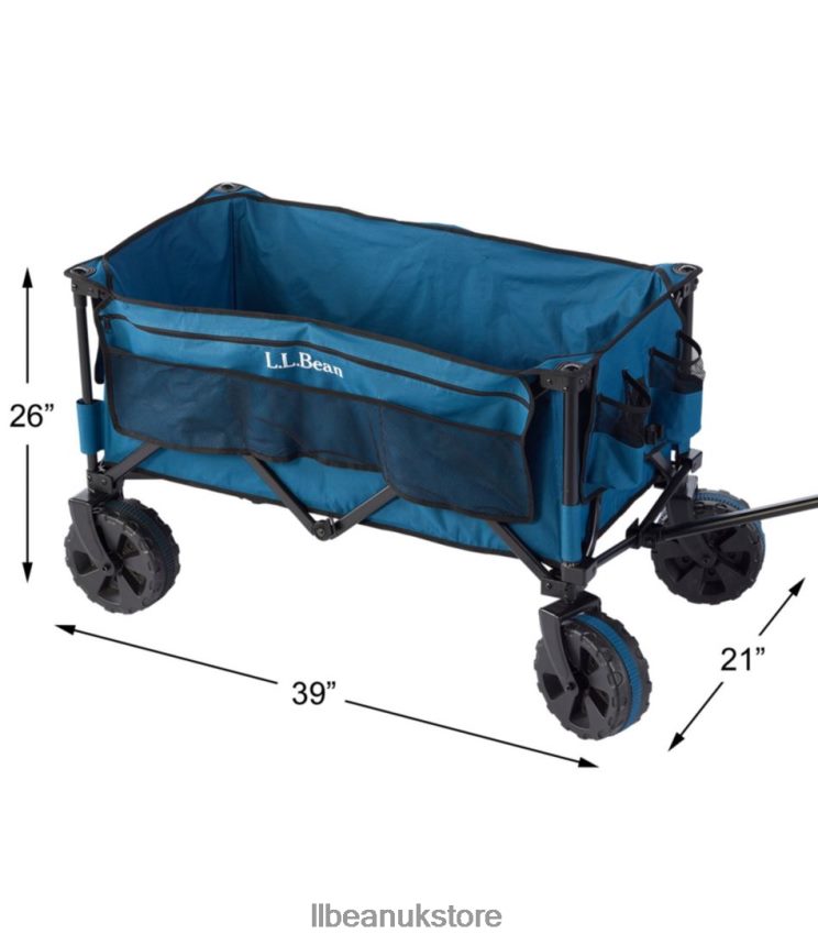 Games & Recreation L.L.Bean Collapsible Wagon Blue Unisex 0VRR661225