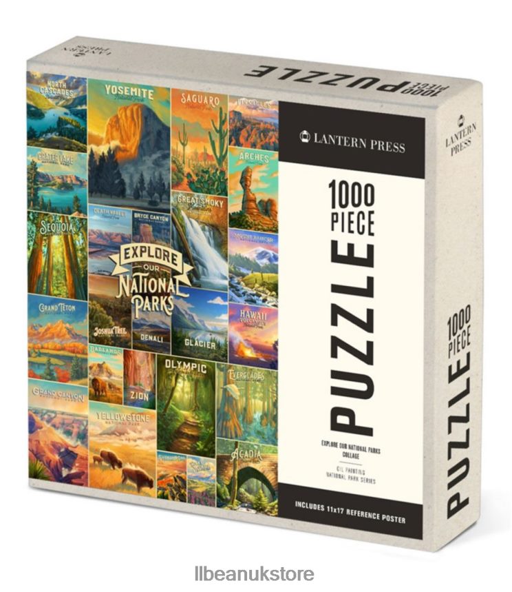 Games & Recreation L.L.Bean Explore Our National Parks Puzzle Multi Unisex 0VRR661712