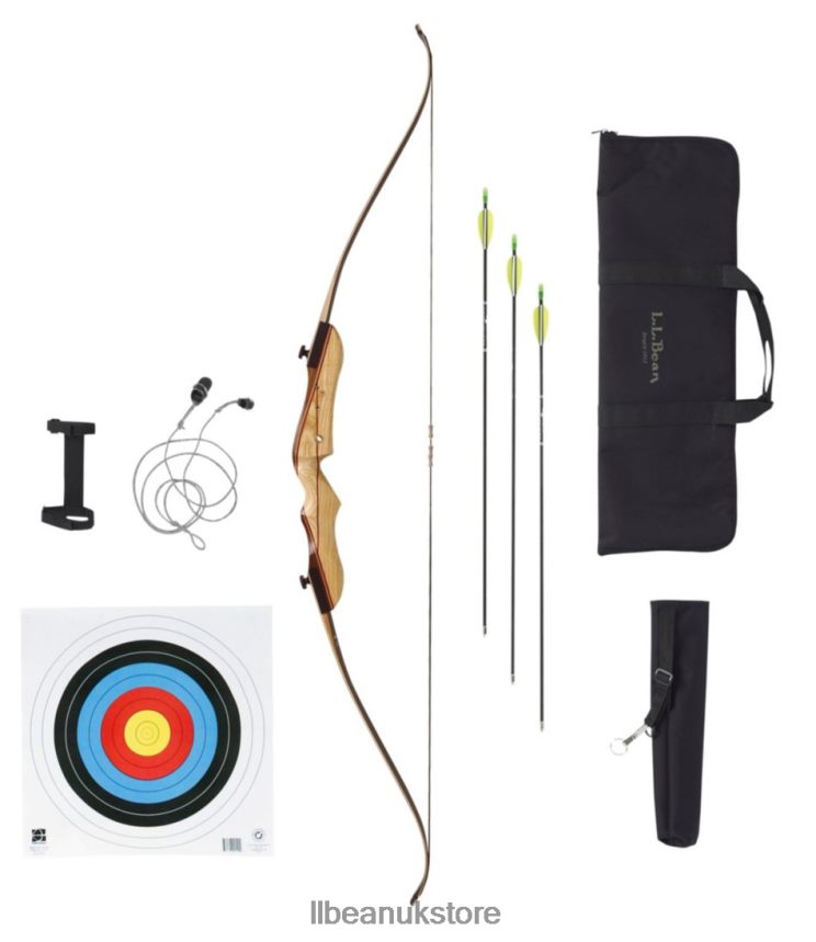 Games & Recreation L.L.Bean Family Archery Set Natural Wood Unisex 0VRR661448