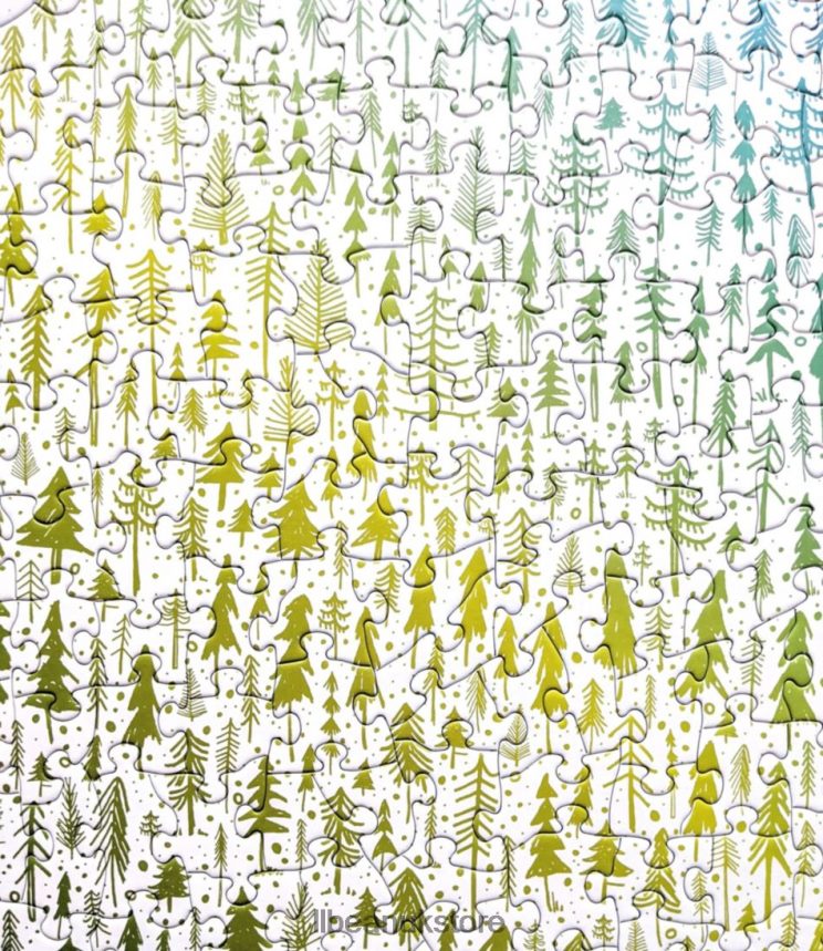 Games & Recreation L.L.Bean Pine Trees Puzzle 500 Pieces Multi Unisex 0VRR661932