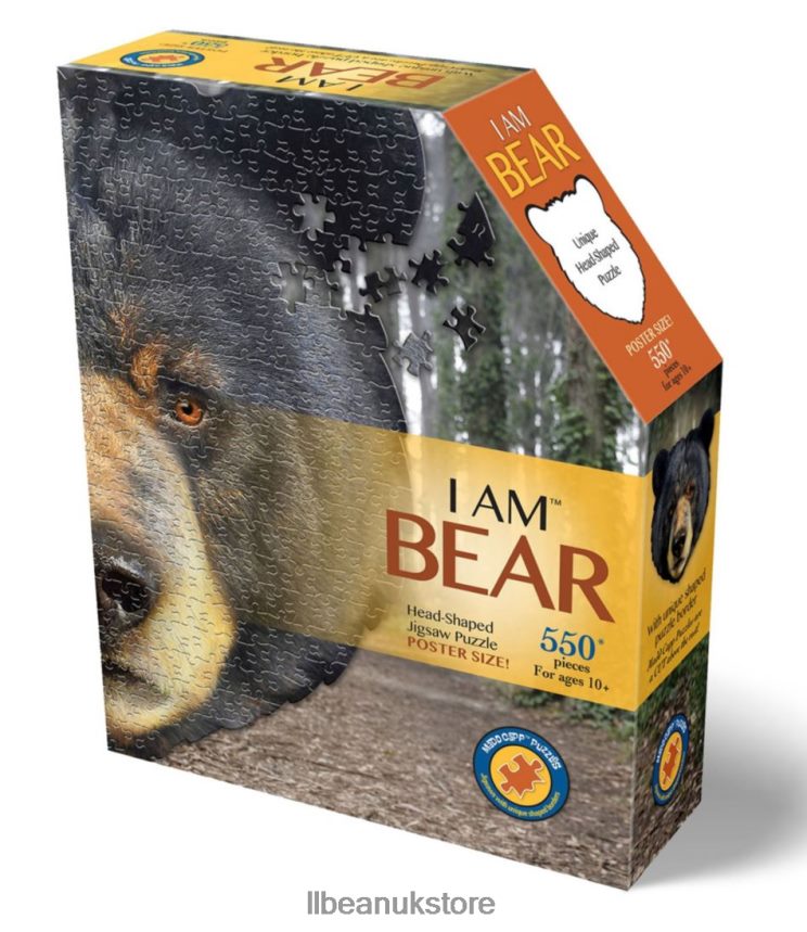 Games & Recreation L.L.Bean Poster Size Bear Puzzle Multi Unisex 0VRR661960