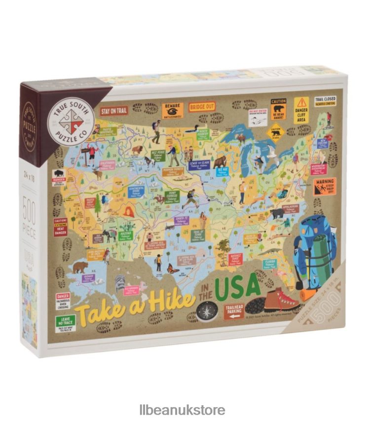 Games & Recreation L.L.Bean Take A Hike Puzzle Multi Unisex 0VRR662068