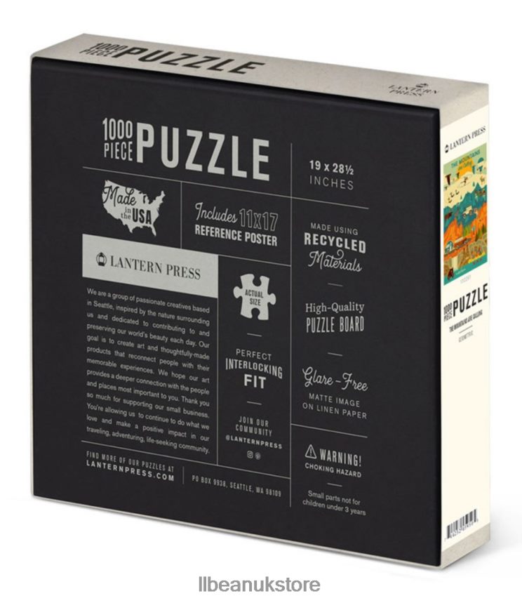 Games & Recreation L.L.Bean The Mountains Are Calling Puzzle Multi Unisex 0VRR661883
