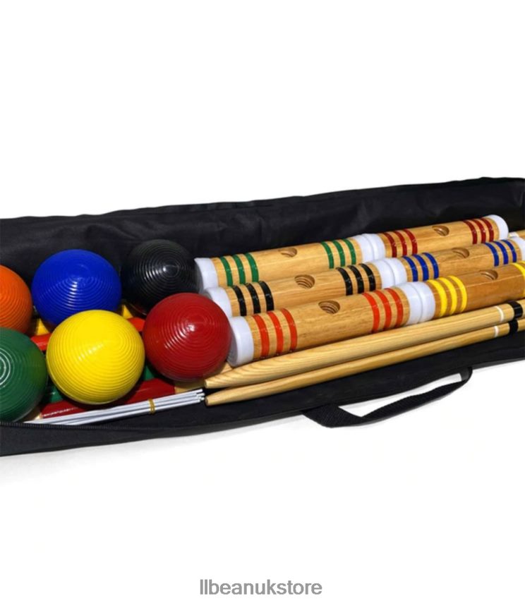 Games & Recreation L.L.Bean Yard Games Croquet Set Multi Color Unisex 0VRR662115