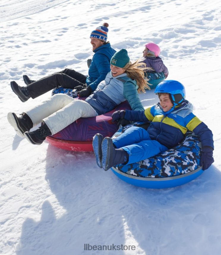 Games & Recreation L.L.Bean Sonic Snow Tube Ripe Plum Sketchy Unisex 0VRR663871