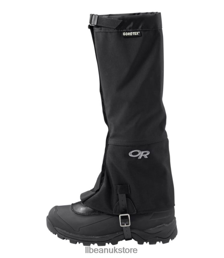 Outdoor Equipment L.L.Bean Outdoor Research Crocodile Gaiters Black Unisex 0VRR661948