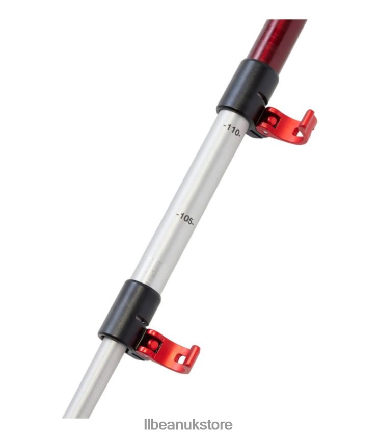 Outdoor Equipment L.L.Bean Hikelite Antishock Hiking Poles Matte Red Unisex 0VRR661447