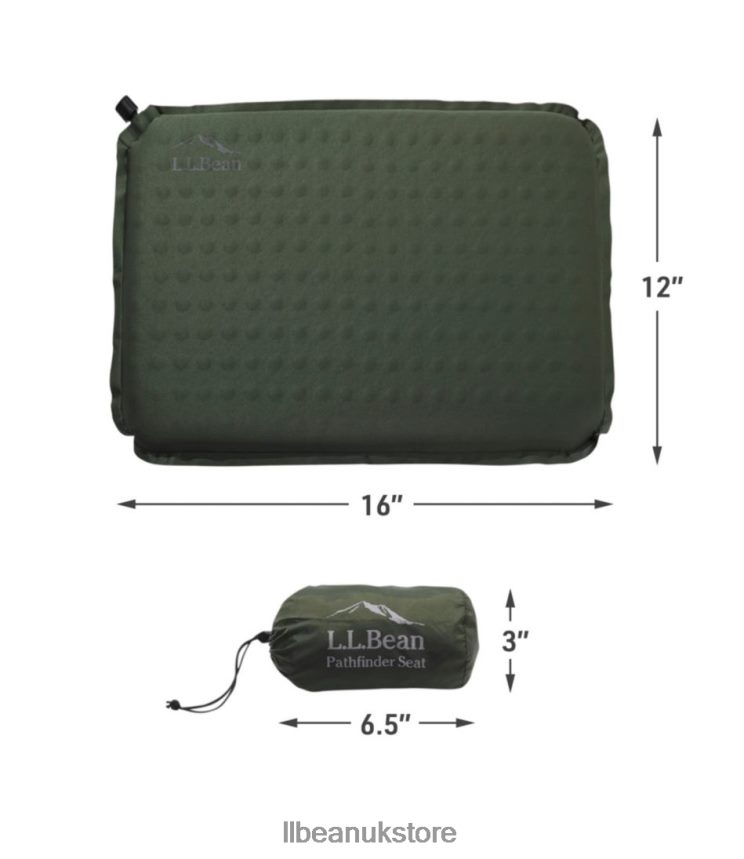 Outdoor Equipment L.L.Bean Pathfinder Self-Inflating MultiSport Seat Pine Green Unisex 0VRR661545
