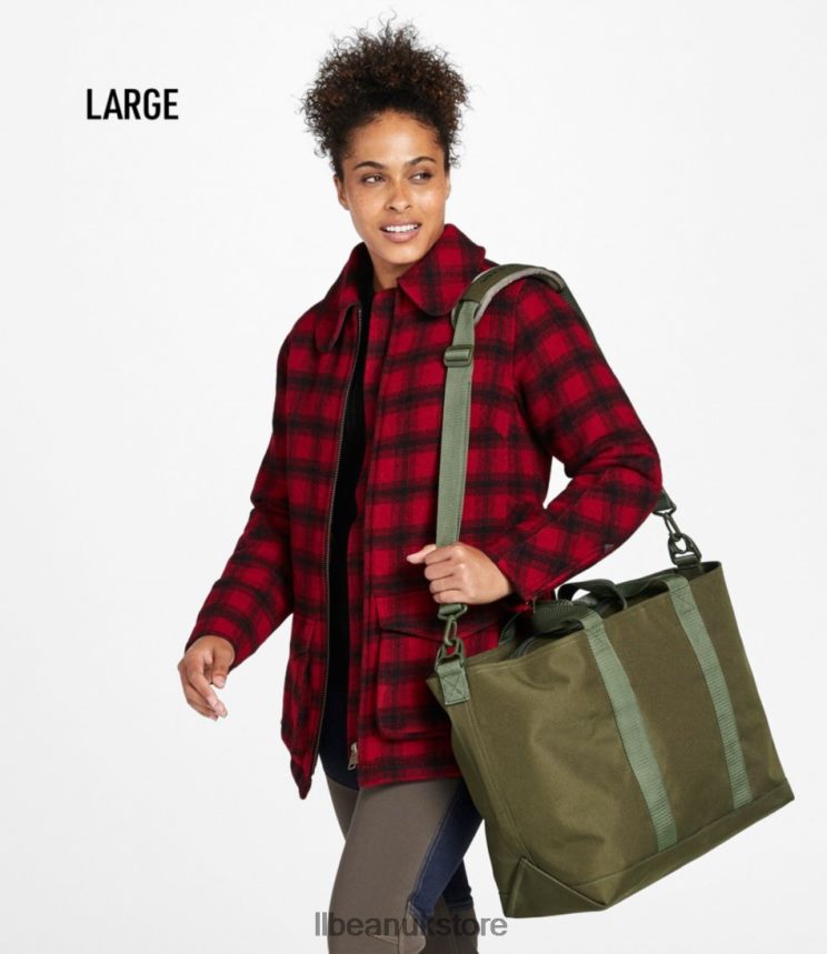 Outdoor Equipment L.L.Bean Hunter's Tote Bag Zip-Top with Shoulder Strap Olive Drab Unisex 0VRR665238