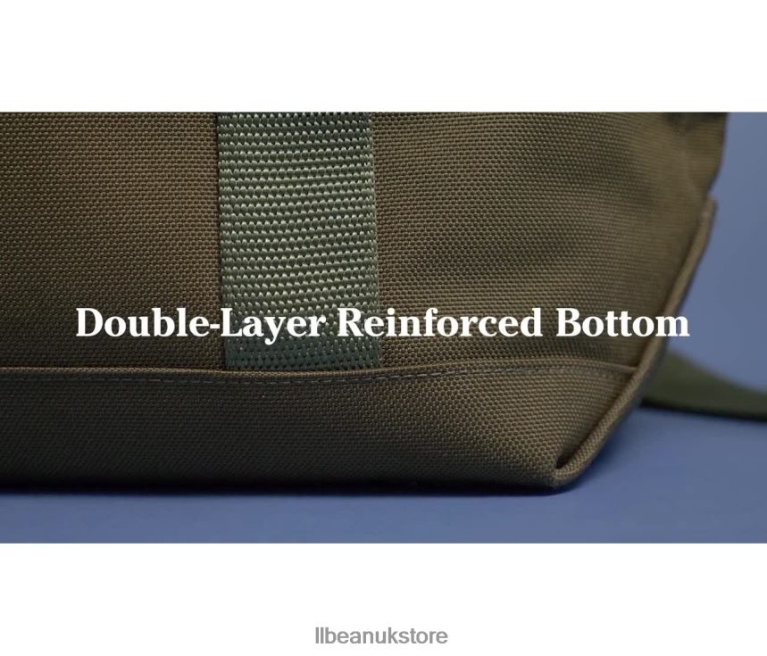 Outdoor Equipment L.L.Bean Hunter's Tote Bag Zip-Top with Shoulder Strap Olive Drab Unisex 0VRR665238