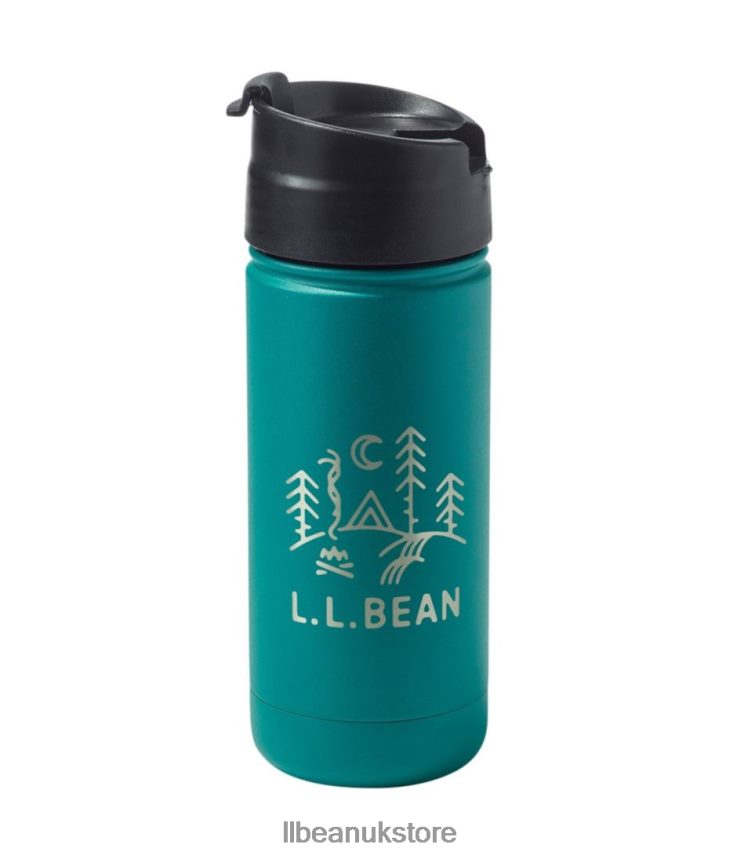 Outdoor Accessories L.L.Bean Insulated Coffee Mug Teal Blue/Campsite Unisex 0VRR664061